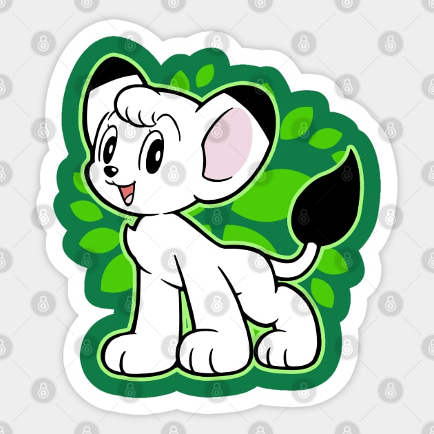 White Lion Sticker by WarGreymonZero